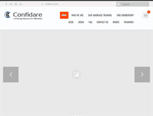Tablet Screenshot of confidareindia.com